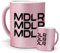 Tazas Únicas | Morad | Edición Especial Purpurina Rosa | Mensaje Auténtico para Fans de Música | Tazas para Café, Té... | Regalo Original de Navidad.