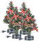 PEARL Weihnachtsbaum fürs Auto: 4er-Set USB-Weihnachtsbäume mit LED-Farbwechsel-Glasfaserlichtern (Weihnachtsbaum Pkw, für Fensterbank, Zigarettenanzünder)
