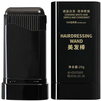 Stick de teinture capillaire imperméable et en sueur, peigne de teinture de cheveux blancs, pas facile à s'estomper, pour les hommes et les femmes pour les cheveux et les racines