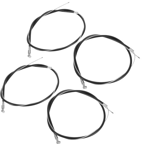 VERDANVERSE Rollstuhlbremskabel mit Rückrollschutz für Einfache Bedienung 4 Stück aus Stahl und Kunststoff Geeignet für Langzeitpflege und Außeneinsatz