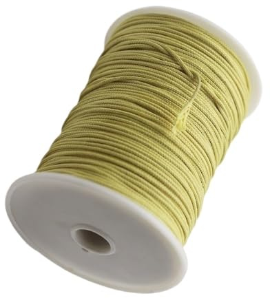 Aramidfaser-Gurtband 1 Stück 10 m Aramid-Schnüre, hochtemperaturbeständiges Seil, DIY-Aramid-Schnur 4 mm, 5, 6, 7