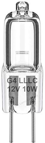 Long Life Lamp Company 10 x G4 Halogen Light Bulbs Lamps 10W 12v