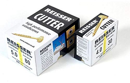 Reisser Cutter 5033543860805 6.0 X 80 Mm Wood Screw