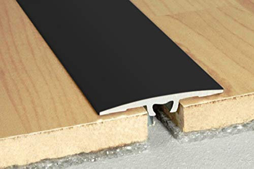 1 Stück | Übergangsprofile | Alu | rostfrei | Effector | 900x36x2mm | A68 | schwarz