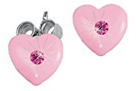 SCOUT Kinder-Ohrstecker 925 Silber rhodiniert Zirkonia rosa - 262158100