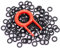 IT-Services Irro 120 Noise-Dampener/O-Ring Dämpfer Schwarz, Hard 70A für mechanische Cherry MX Tastaturen inkl. Key-Cap Puller