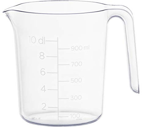 Gastromax 6407-90 - Taza medidora (1 L, plástico, 1 litro)
