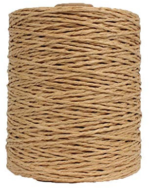 Natural Cotton Raffia Yarn Brown Crochet Summer Sun Hat Yarn