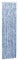 vidaXL Tenda Antimosche per Finestre e Porte Leggera Resistente all'Acqua Silenziosa Zanzariera Antiisetti 56x185 cm in Ciniglia Blu Bianca e Argento
