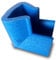 Jheppbay Schaumstoff Kantenschutz, 20 Stk. Bilderecken, 60-80 mm, Blau