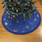 Mateju Weihnachtsbaum Rock Dekoration, Decke Weinachtsdeko Weihnachtsbaumdecke Röcke Ornaments für Weihnachten Baum Rock Deko Schutz (120cm,Blau)