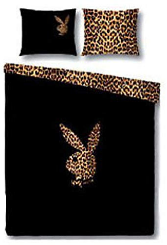 Unbekannt Playboy Bettwäsche Bunny Leopard Satin glatt 155 x 220 cm Geschenk NEU Wow - All-In-One-Outlet-24 -