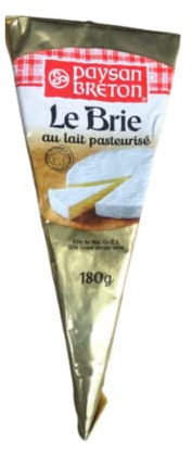 Paysan Breton Brie Cheese 180g x 2 – Authentic French Brie Twin Pack | Soft & Creamy brie cheese for Gourmet Platters & Everyday Enjoyment