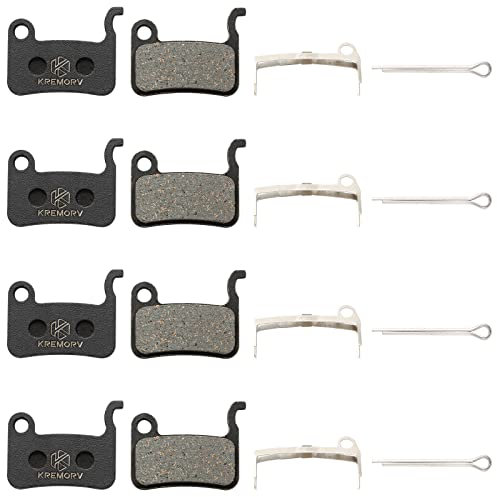 KREMORV Bremsbeläge für Shimano Deore XT XTR LX SLX Hone Alfine Saint 4 Paar Scheibenbremsbeläge für Shimano A01S M06 M07 M07Ti M07S Ashima APV PCB TRP Dash