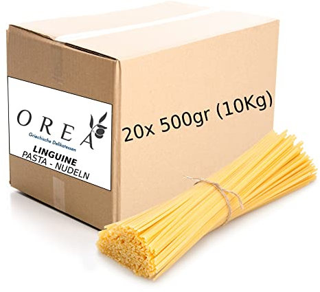 Linguine | Pasta Nudeln Großpackung 20x500gr (10Kg)