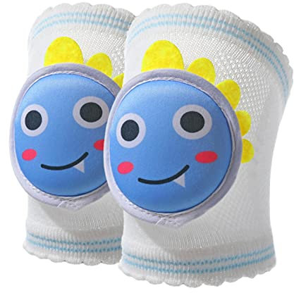 JINGLING Rodilleras para gatear para bebé, rodilleras elásticas antideslizantes, transpirables, para niños de 6 24 meses