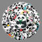 AUCEKO 50 Stück Tiere Panda Aufkleber Pack Panda Sticker Set wasserdichte Vinyl Sticker für Laptop Kinder Autos Motorrad Fahrrad Skateboard Gepäck Koffer Computer Aufkleber Graffiti Decal