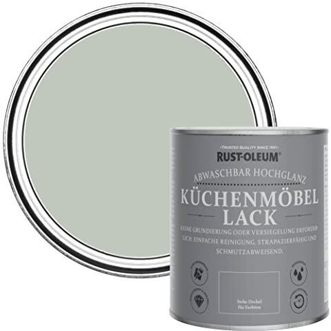 Rust-Oleum Küchenmöbellack im Hochglanz - Finish - Kreidegrün 750ml