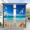 Heavyoff Outdoor Vorhänge Wasserdicht, Wetterfest Sichtschutz Terrasse Sonnenschutz für Balkon Veranda Pergola Gartenlaube 2 Stück, Stil 12, 117x160cm