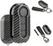 Vailikey ABS Carbon Fiber Car Key Cover For Fiat 500 Panda Punto Bravo Ducato Citroen Relay Jumper Peugeot Boxer Van F-iat Remote Key Shell Protective Holder