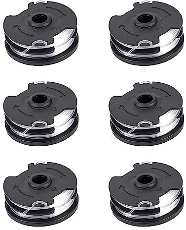 Lot de 6 bobines de Fil de Rechange pour débroussailleuse sans Fil pour Parkside pour PRTA 20-Li C3 IAN351753