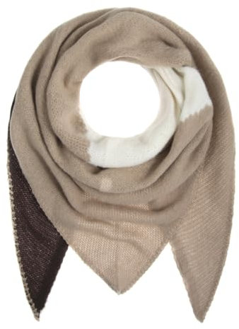 Majea Damenschal Winterschal Strickschal Damen Schal (880044) (beige 4)