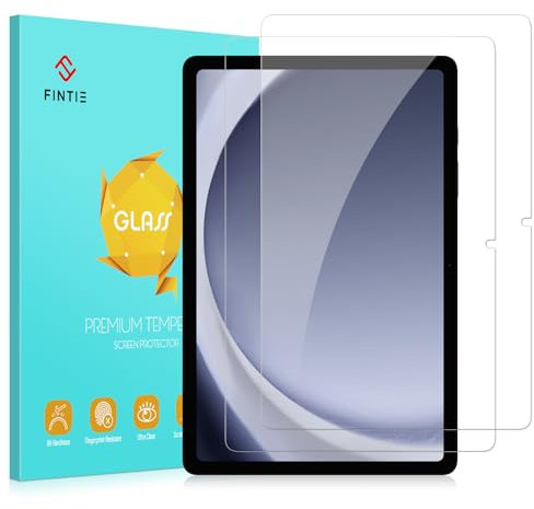 Fintie 2 Pack Screen Protector for Samsung Galaxy Tab A9 Plus/A9+ 5G 11 Inch 2023 Model (SM-X210/X216/X218), 9H Tempered Glass Screen Protector, HD Clear/Anti Scratch/Bubble Free