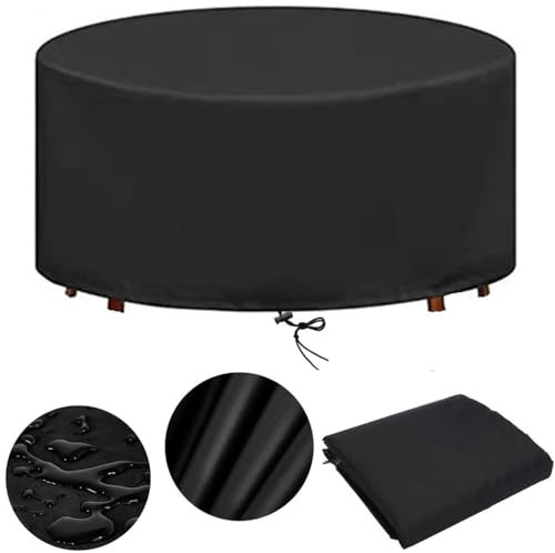 Garden Furniture Covers - Waterproof Round 110x75cm, Outdoor & Patio Table & Chair Cover