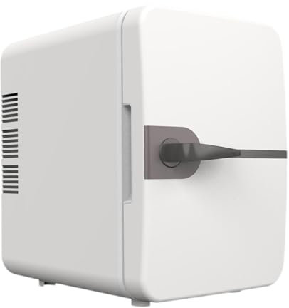 FytStycale Mini Frigo de Chambre, Pratique et Moderne, Rafraîchisseur Compact 6L/8 Canettes, blanc