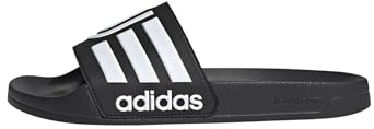 adidas Unisex Adilette Shower Juventus Sandal, Core Black/Ftwr White/Core Black, 48.5 EU