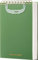 CAGIE Top Spiral Notizbuch Block Binding Oben 300 Seiten Hardcover Steno Blöcke, Notebook Spirale, College Ruled Wasserfester Stenoblock für Arbeit Schule Büro Business, 7x10, Grün
