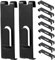 QUMIIRITY 10pcs Wall Hooks Utility Hangers for Home Display Easy to Install Hooks for Wall Art and Frame Organization