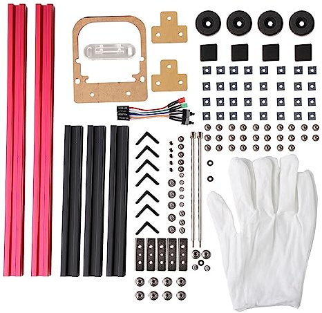 Mini ITX PC Case Open Frame Aluminum Alloy DIY Computer Case with ATX Power Support for ITX Motherboard 17x17cm