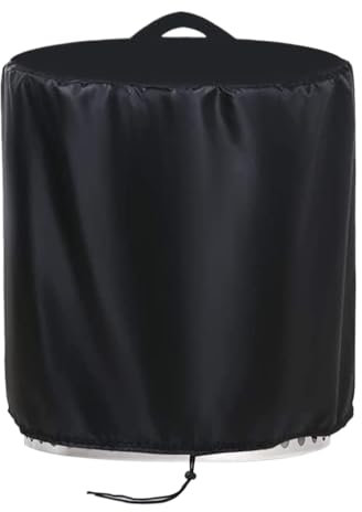 Housse de protection ronde imperméable coupe-vent résistante aux UV pour brasero d'extérieur 210D Oxford