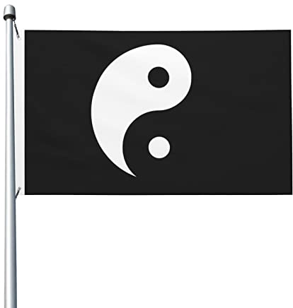 Yin Yang Flagge 3x5 Ft Outdoor Dekoration Banner Hof Flagge für Hausgarten