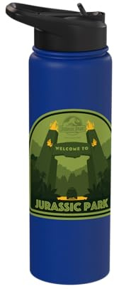 Jurassic Park Green Entrance Stainless Steel Insulated Water Bottle