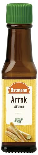 Ostmann Gewürze - Arrak-Aroma | Für raffinierten Geschmack in Kuchen, Desserts und Milchshakes | 100 % natürliche Zutaten | 20 ml im Fläschchen