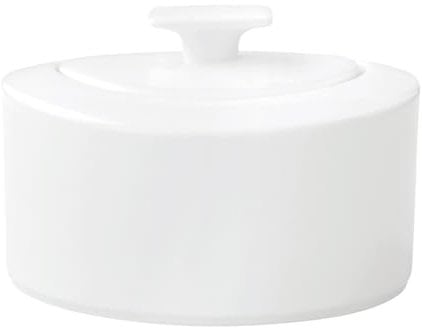Villeroy & Boch 10-4510-0960 Modern Grace Zucker-/Marmeladendose, 0,33 l, Premium Bone Porzellan Bianco 47 EU