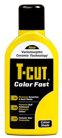 T-Cut Colour Fast 3-in-1 Paintwork Renovator, Yellow, 500ml