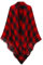 Neal LINK Women's Plaid Blanket Scarf Wrap Stripe Shawl Checked Scarves Tartan Pashmina Cape
