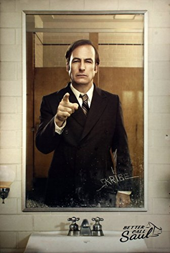 Better Call Saul Spiegel Maxi Poster, Holz, Mehrfarbig