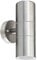 Modern Stainless Steel Up Down Double Wall Spot Light IP65 Outdoor Use GU10 (Pack of 4)