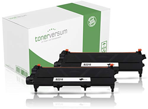 Tonerversum 2 XXL Toner kompatibel zu Brother TN-2210 Schwarz Druckerpatronen für DCP-7060d Fax 2840 DCP-7065dn HL-2250dn MFC-7460dn MFC-7360n
