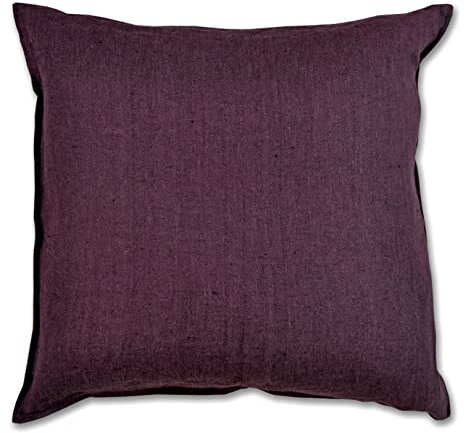 Proflax Kissenbezug 50 x 50 cm, Einfarbig Lila, Zierkissen für Wohn- oder Büroräume
