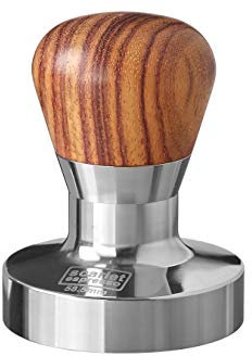 scarlet espresso | Tamper »Passion« für Barista; mit ergonomischem PVC- oder Edelholzgriff nach Wahl und Präzisions-Edelstahlbasis (58,5 mm)