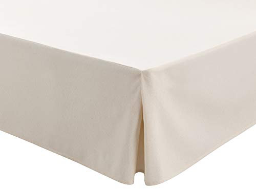 EasyCosy - Cache Sommier ATENEA, Couvre Sommier Lit 90 - (90x190/200cm). Couleur Brute
