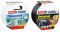 tesa Reparaturband extra Power, transparent, 10m x 50mm & extra Power Universal Gewebeband - Gewebeverstärktes Ductape zum Reparieren, Befestigen, Bündeln - Schwarz - 10 m x 50 mm