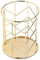 YanYan Stiftehalter für den Schreibtisch, Make-up-Organizer, Make-up-Pinselhalter für Bürobedarf und Schreibtisch (Gold)