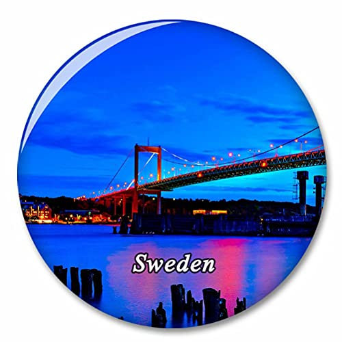 Schweden Älvsborgsbron Göteborg Kühlschrank Magnete Dekorative Magnet Flaschenöffner Tourist City Travel Souvenir Collection Geschenk Starker Kühlschrank Aufkleber