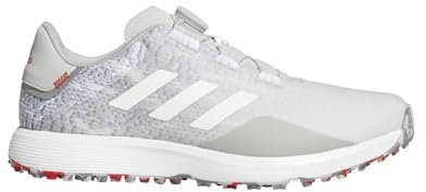 adidas Men's S2G BOA Wide Spikeless Golf Shoes, Grey Two/Footwear White/Grey Three, 7